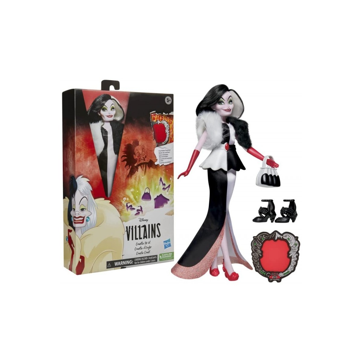 VILLAINS BAMBOLE 30CM. CRUDELIA