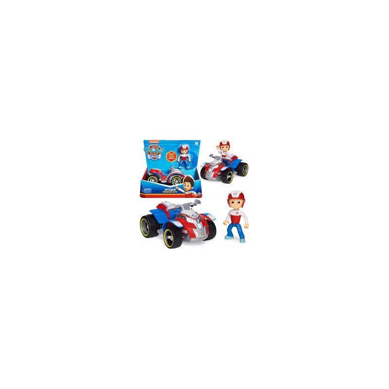 PAW PATROL RIDER CON VEICOLO