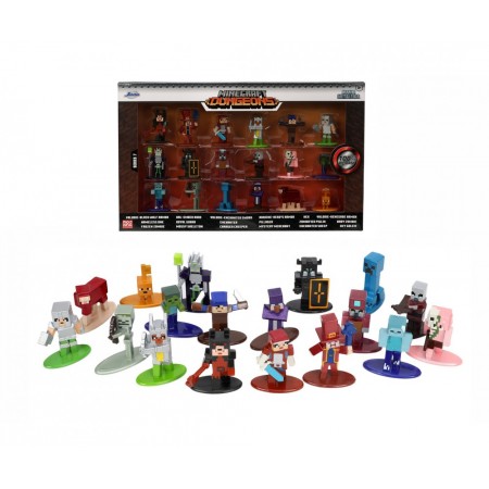 MINECRAFT GIFTPACK 18PERS. DIE CAST 4 CM.