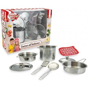 GRANDE CHEF SET PENTOLINE IN METALLO CON PRESINA