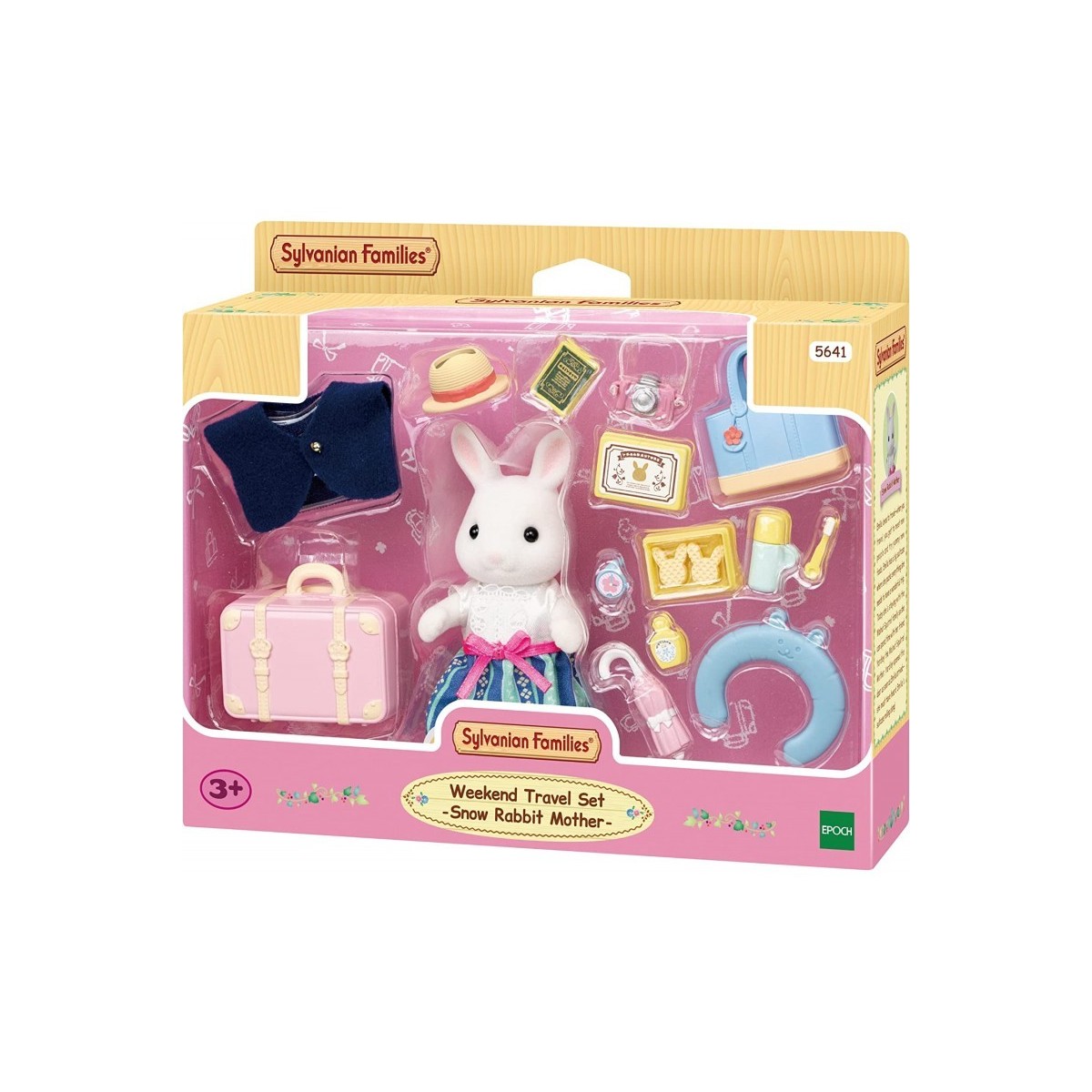 SYLVANIAN FAMILIRS SET DA VIAGGIO WEEKEND MAMMA CONIGLIO