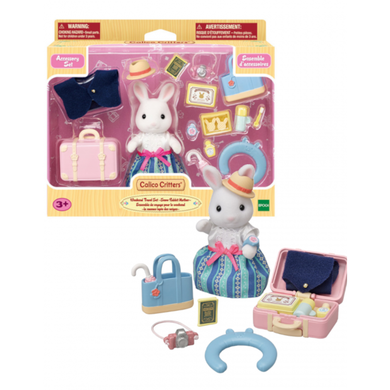 SYLVANIAN FAMILIRS SET DA VIAGGIO WEEKEND MAMMA CONIGLIO