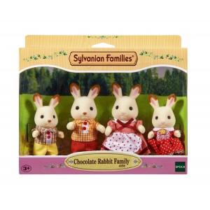 SILVANIAN FAMILIES FAMIGLIA CONIGLIO CIOCCOLATO