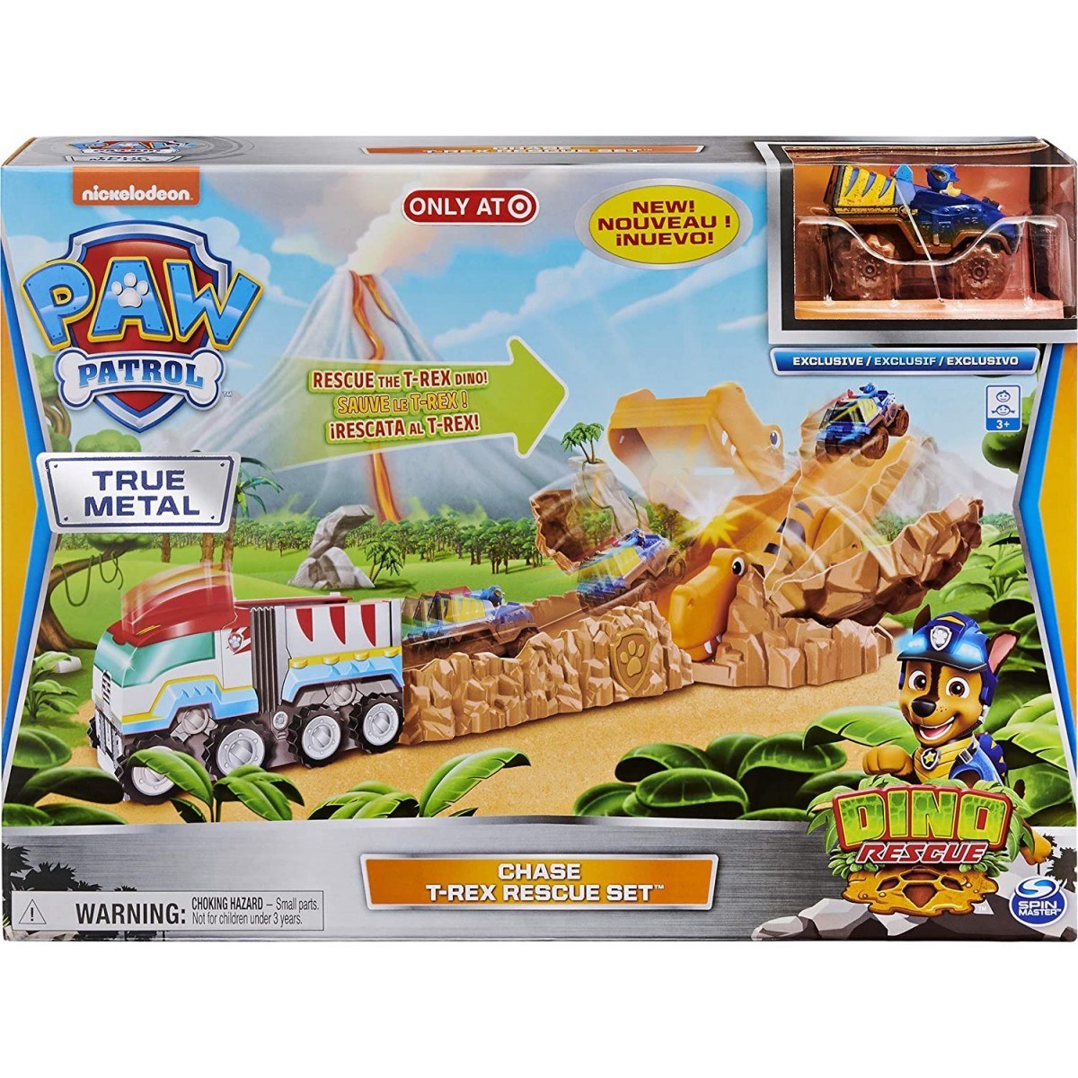 PAW PATROL CHASE T REX SET