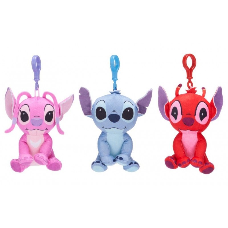 STITCH PELUCHE 10CM. CON PORTACHIAVI