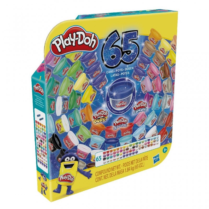 PLAYDOH CONFEZIONE 65 BARATTOLI