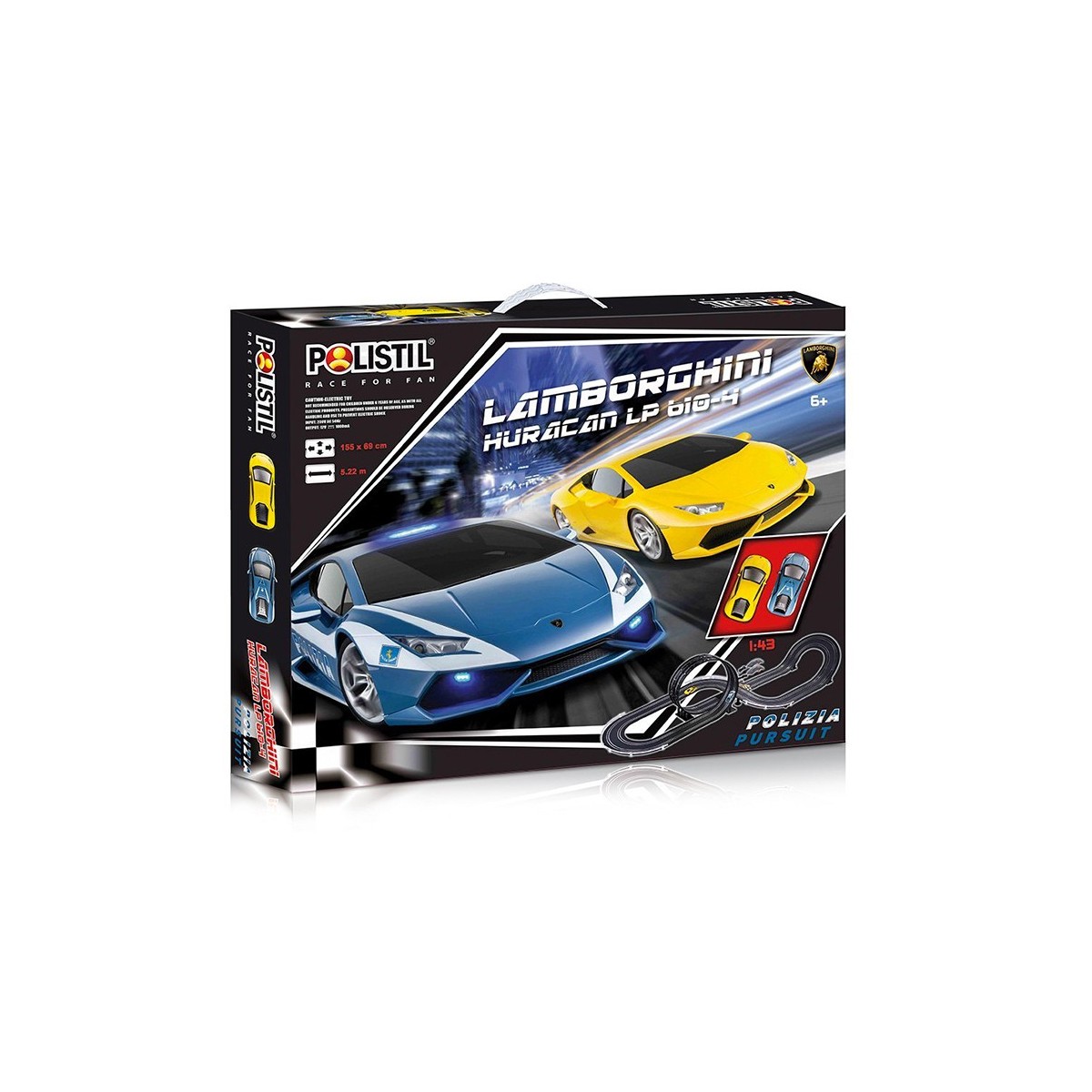 PISTA LAMBORGHINI HURACAN POLIZIA 1:43