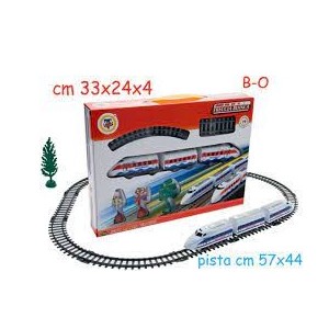 TEO'S - TRENO FRECCIA VELOCE PISTA 55X44 CM