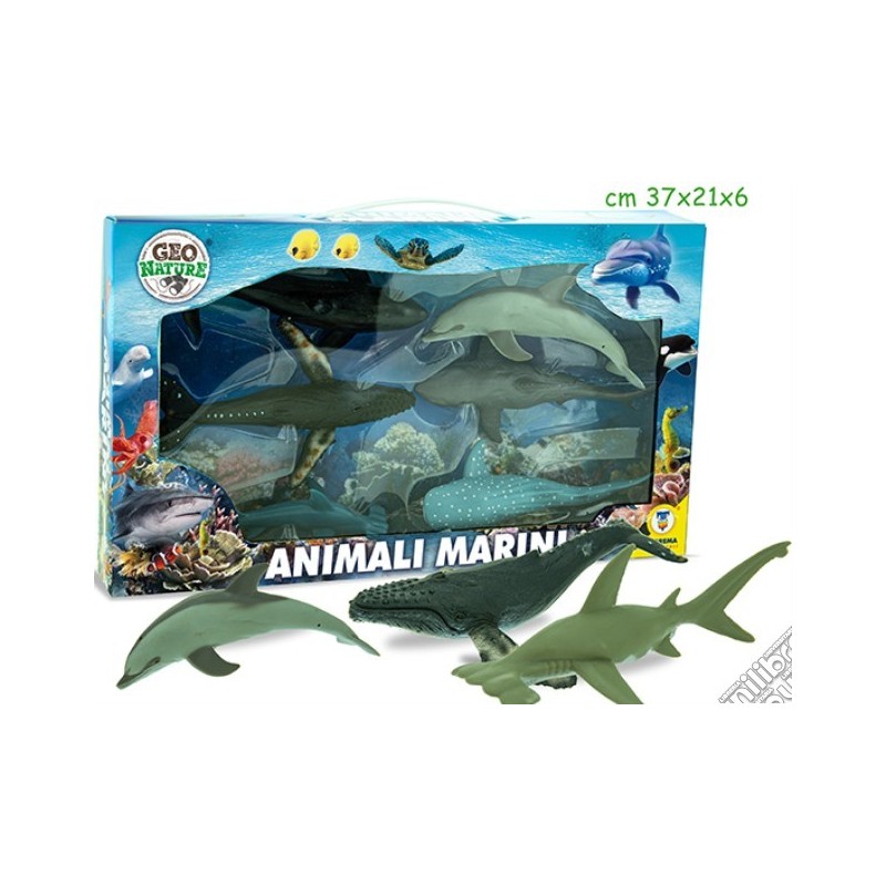 GEO NATURE - ANIMALI MARINI 6 PZ