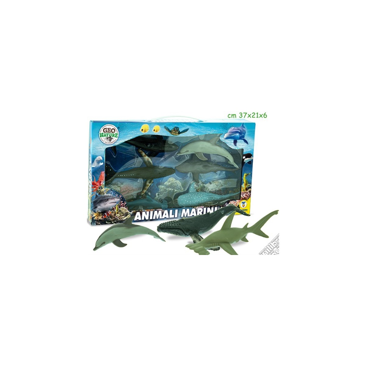 GEO NATURE - ANIMALI MARINI 6 PZ