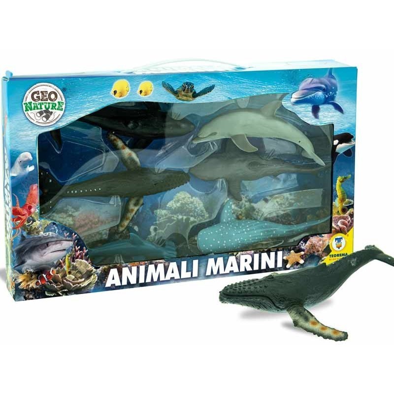 GEO NATURE - ANIMALI MARINI 6 PZ