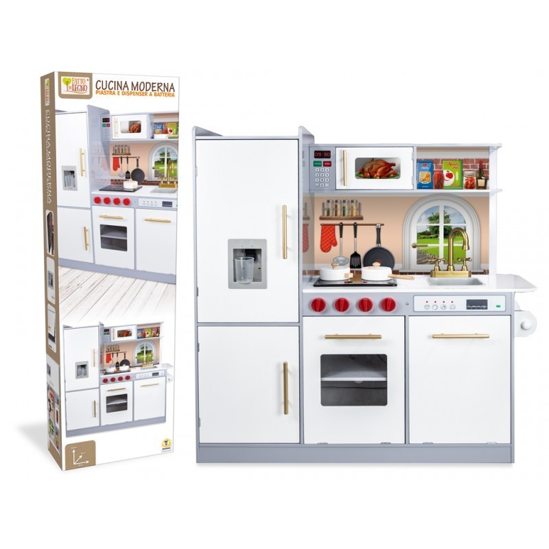 FATTO DI LEGNO - CUCINA H. 102CM C/ACCESS. E SUONI