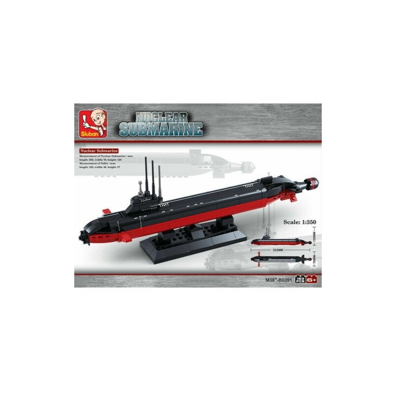 SLUBAN SOTTOMARINO NUCLEARE 193PCS