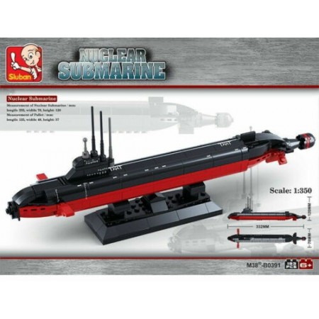 SLUBAN SOTTOMARINO NUCLEARE 193PCS