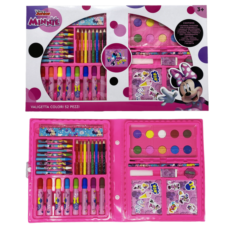 MINNIE VALIGETTA COLORI 52PZ.