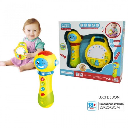 TU GIOCHI SET TAMBURELLO E MICROFONO