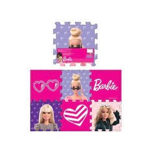 BARBIE TAPPETO PUZZLE MORBIDO