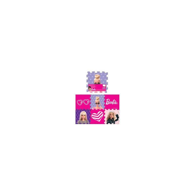 BARBIE TAPPETO PUZZLE MORBIDO