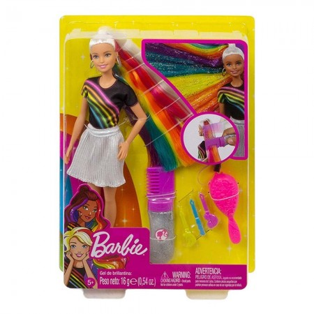 BARBIE CAPELLI ARCOBALENO