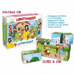 CUBOTTI PUZZLE LE FIABE PIU' BELLE