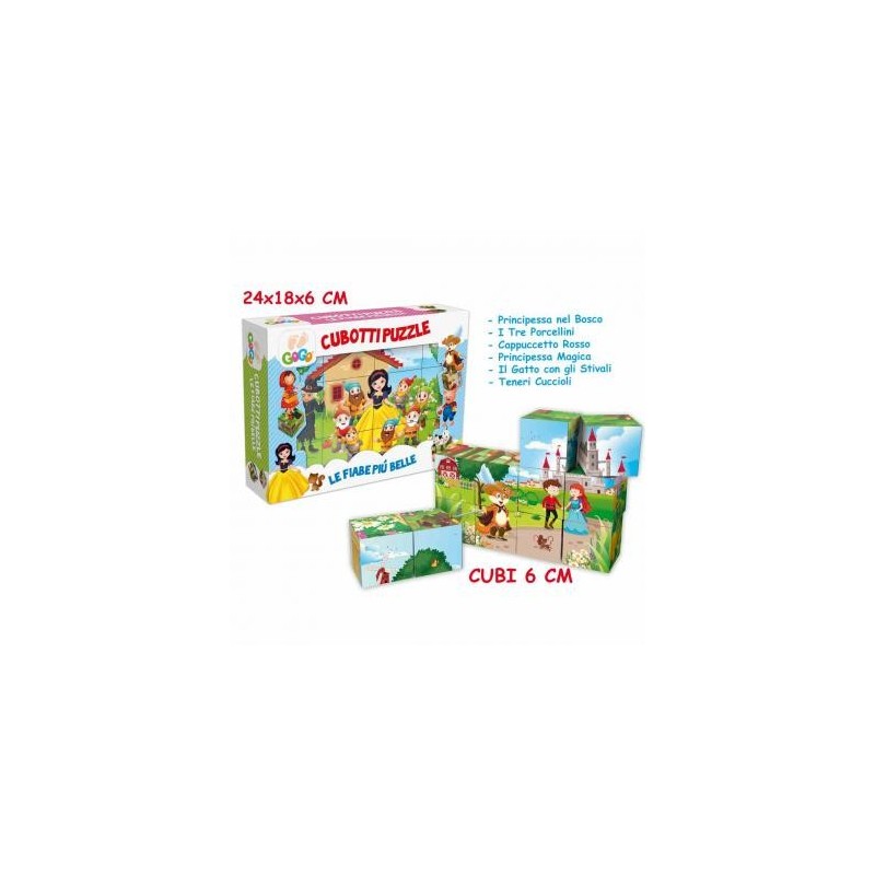 CUBOTTI PUZZLE LE FIABE PIU' BELLE