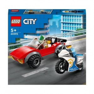 LEGO INSEGUIMENTOSULLA MOTO DELLA POLIZIA 60392