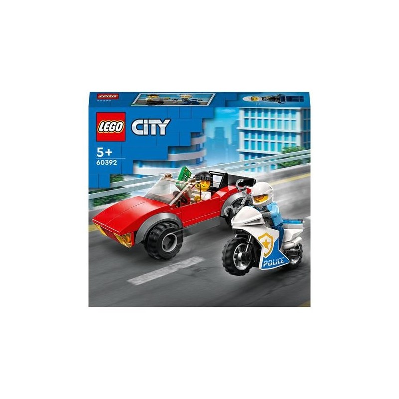 LEGO INSEGUIMENTOSULLA MOTO DELLA POLIZIA 60392