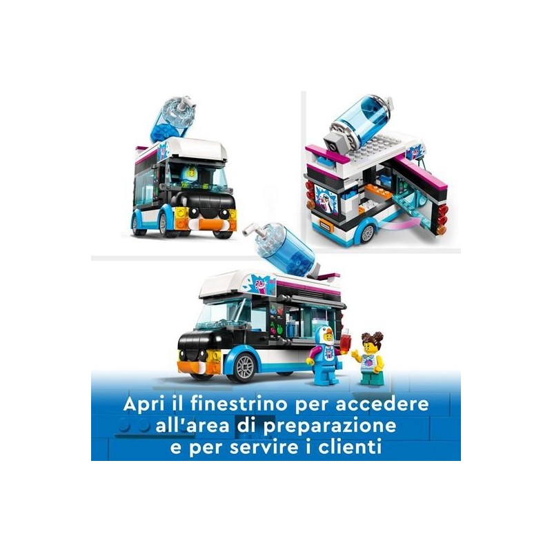 LEGO IL FURGONCINO DELLE GRANITE DEL PINGUINO 60384