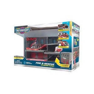 MICRO MACHINES STAZIONE POMPIERI CON VEICOLO