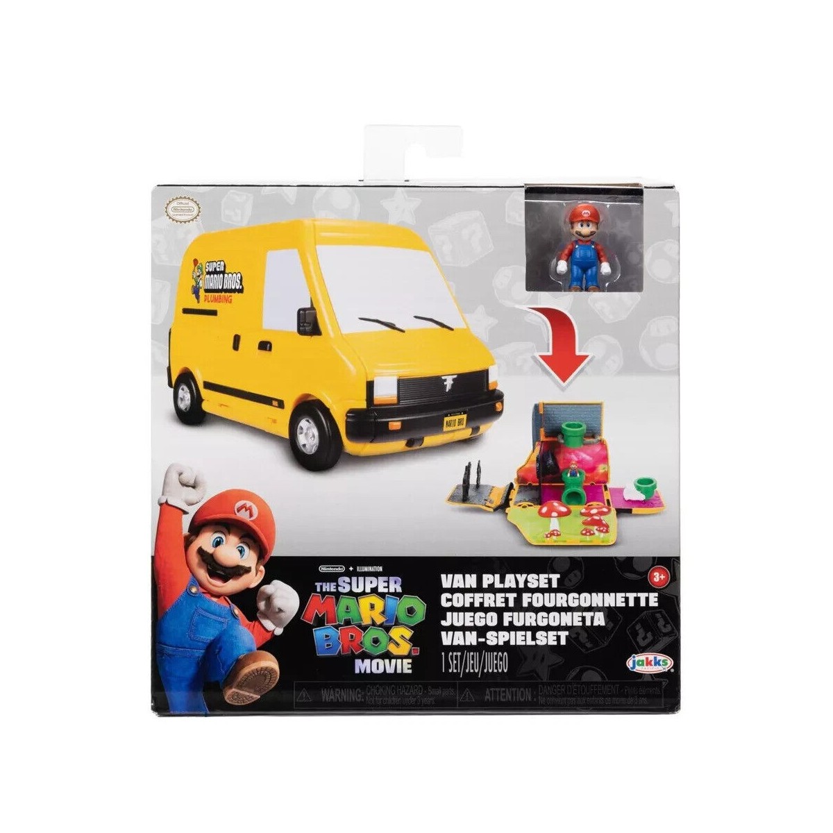 SUPERMARIO THE MOVIE VAN PLAYSET