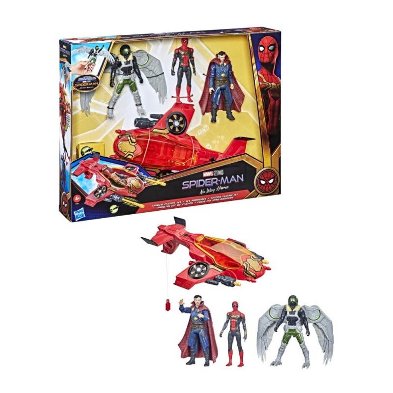 SPIDERMAN SPIDER JET CON PERSONAGGI