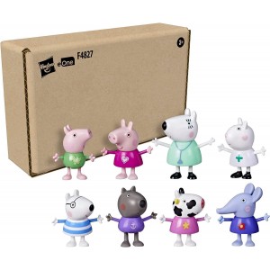 PEPPA PIG SET 8 PERSONAGGI BOX ECO