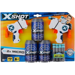 X SHOT MICRO GUN CON BERSAGLI
