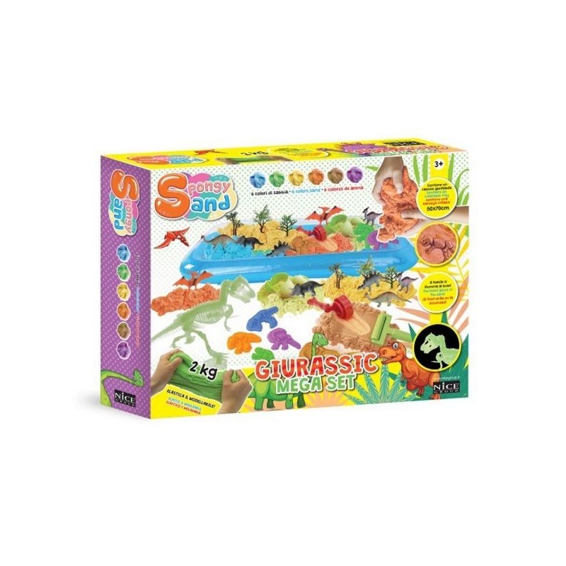 SPONGY SAND JURASSIC MEGA SET