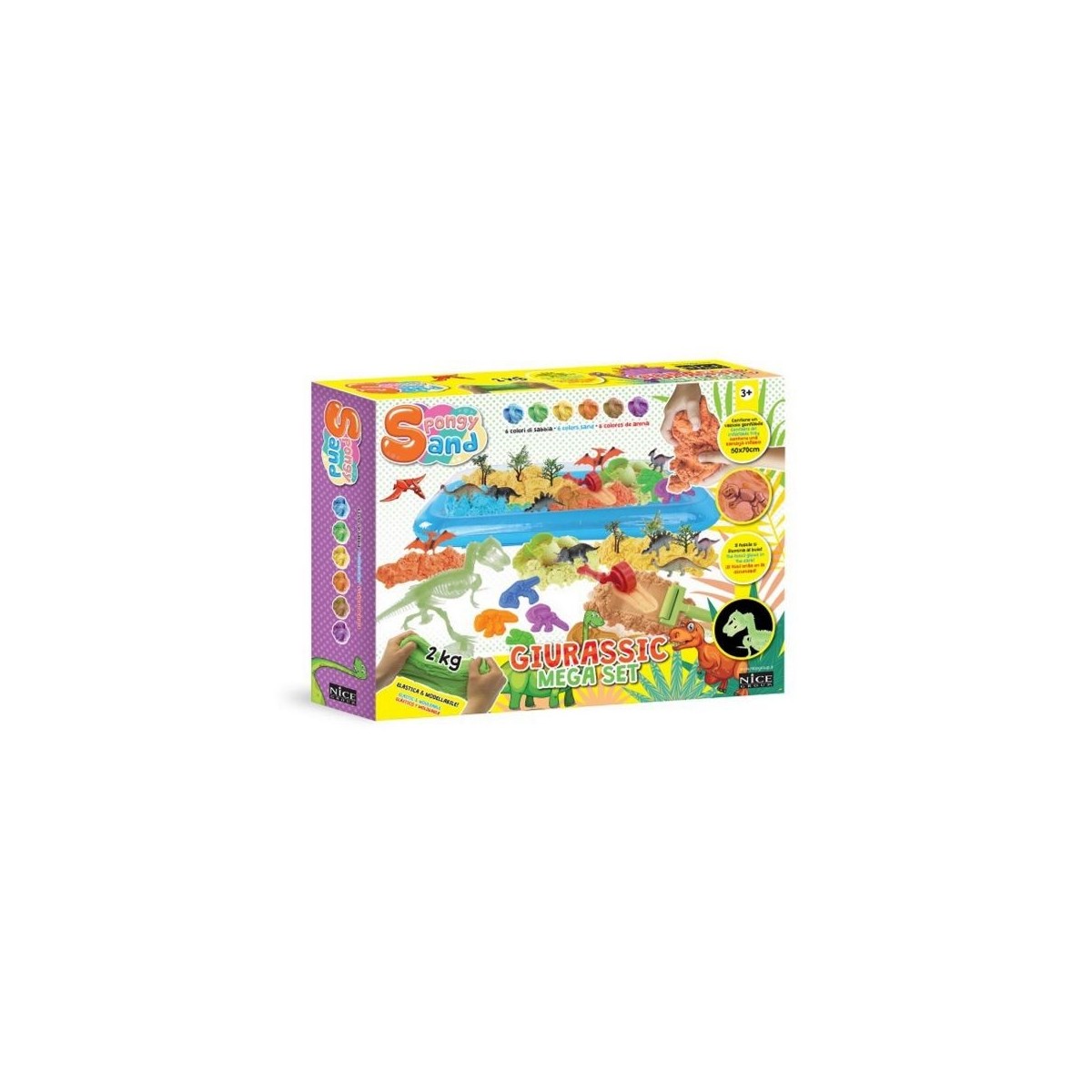 SPONGY SAND JURASSIC MEGA SET