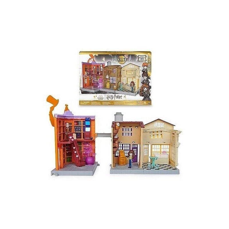 HARRY POTTER MAGICAL MINS DIAGON ALLEY PLAYSET 3IN1