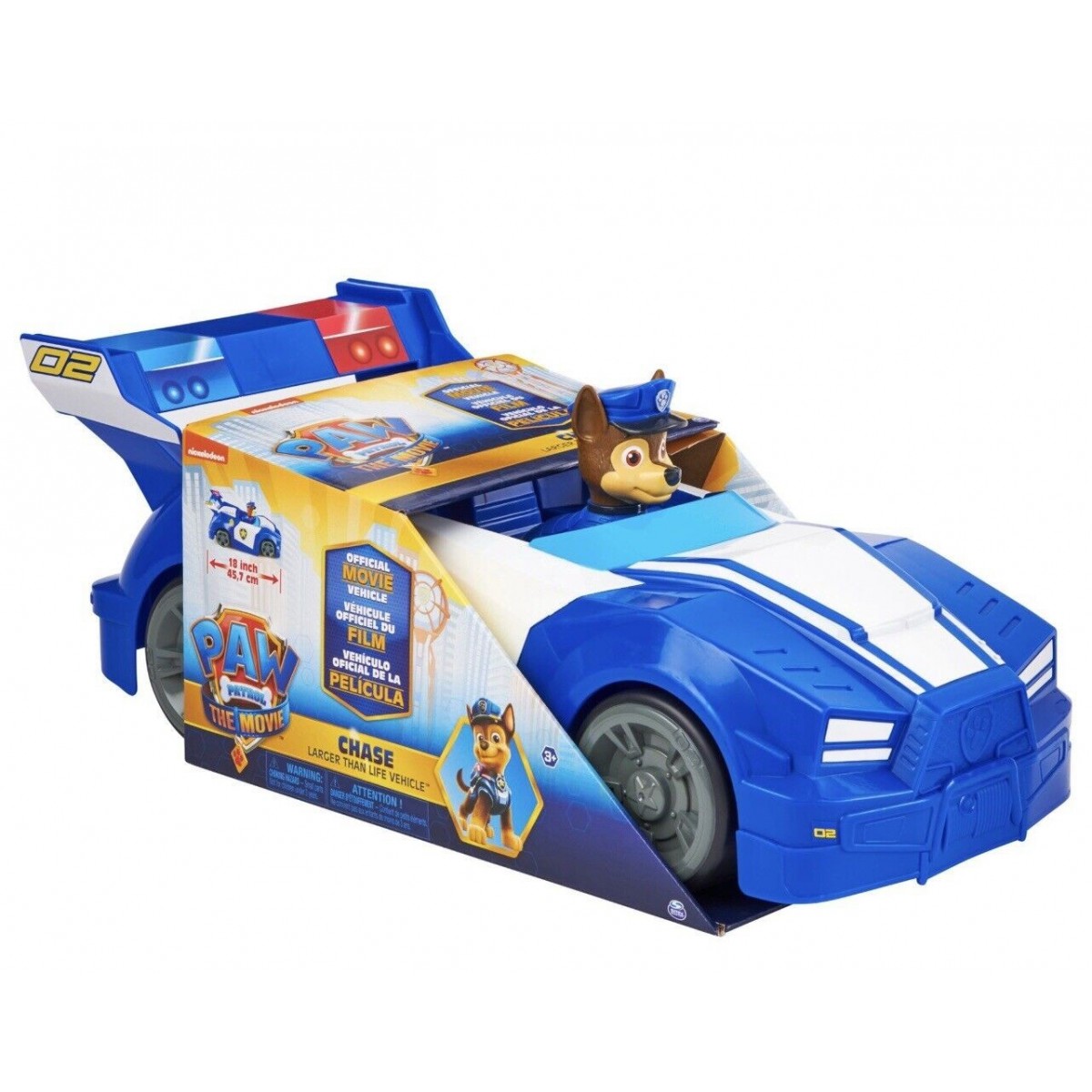 PAW PATROL CHASE VEICOLO 45CM.