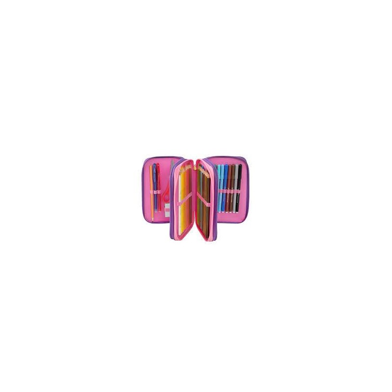 ASTUCCIO CORREDO 3 ZIP RAINBOW HIGH