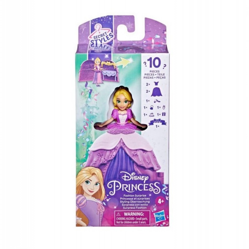 DISNEY RAPUNZEL MINI PRINCESS 10ACCESSORI