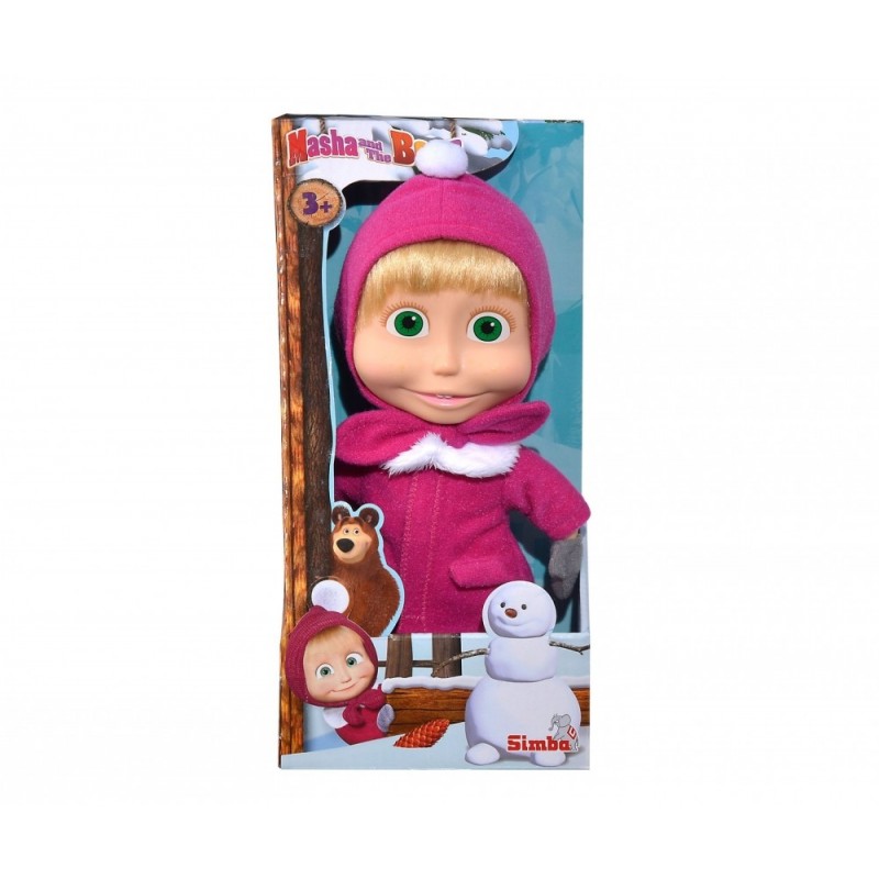 MASHA E ORSO BAMBOLA INVERNO 23CM.