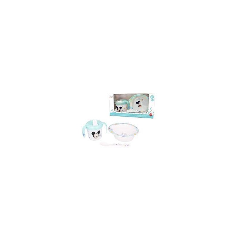 DISNEY BABY MICKEY IL MIO PRIMO SET PER MANGIARE 3PZ.
