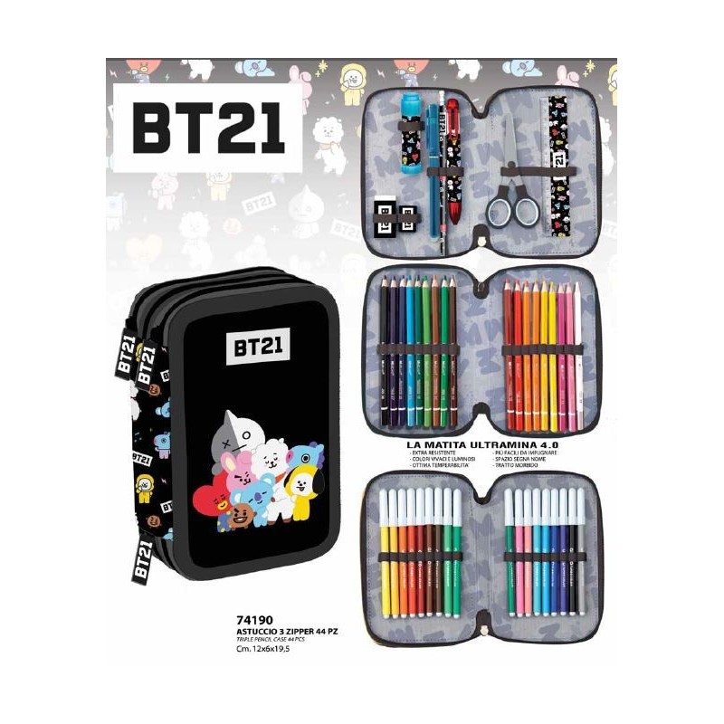 BT 21 ASTUCCIO 3 ZIP 44 PEZZI