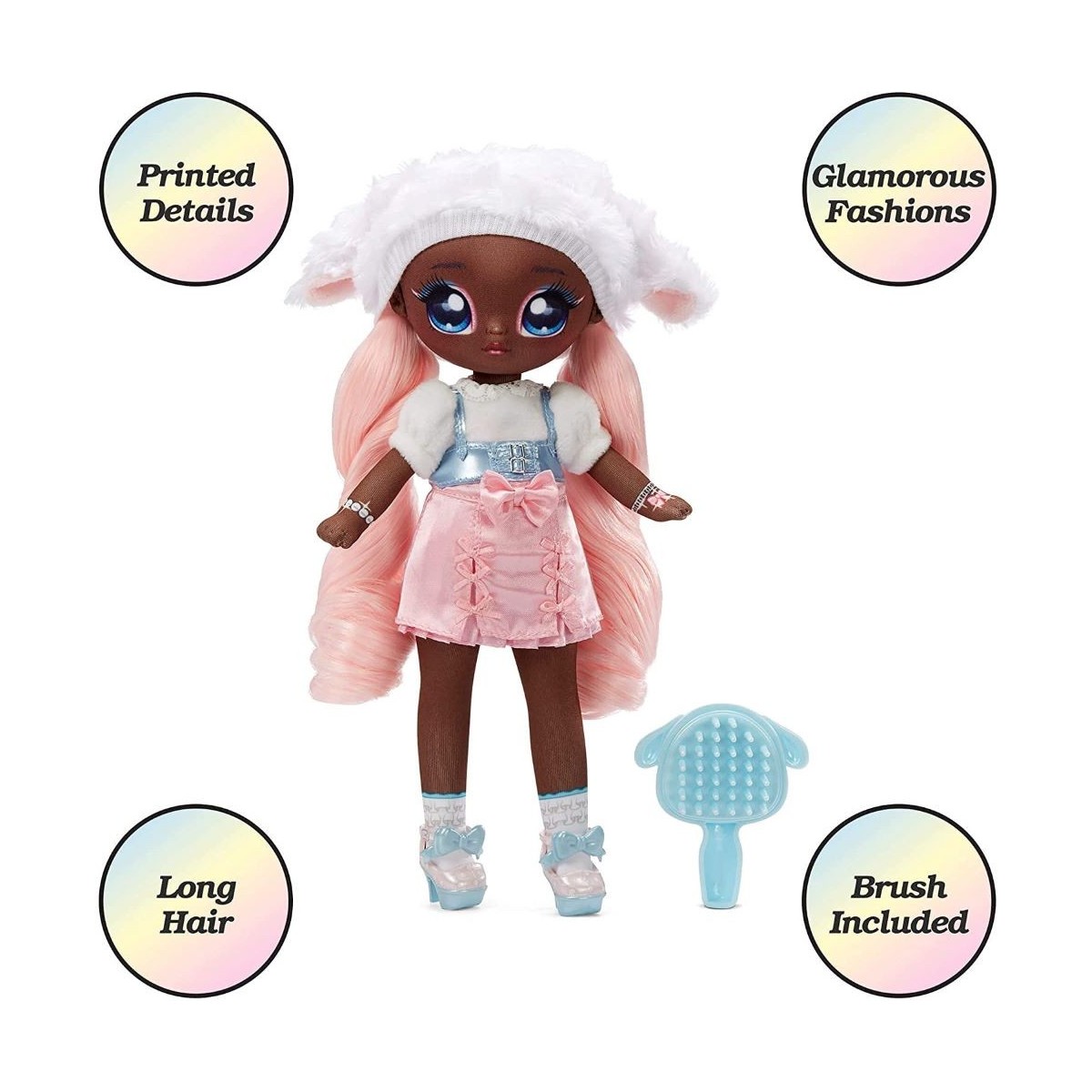 NA NA NA SURPRISE TEENS LILA LAMB CON ACCESSORI