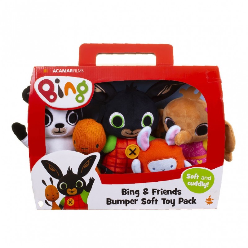 BING CONFEZIONI 5 PERSONAGGI PELUCH 25CM.