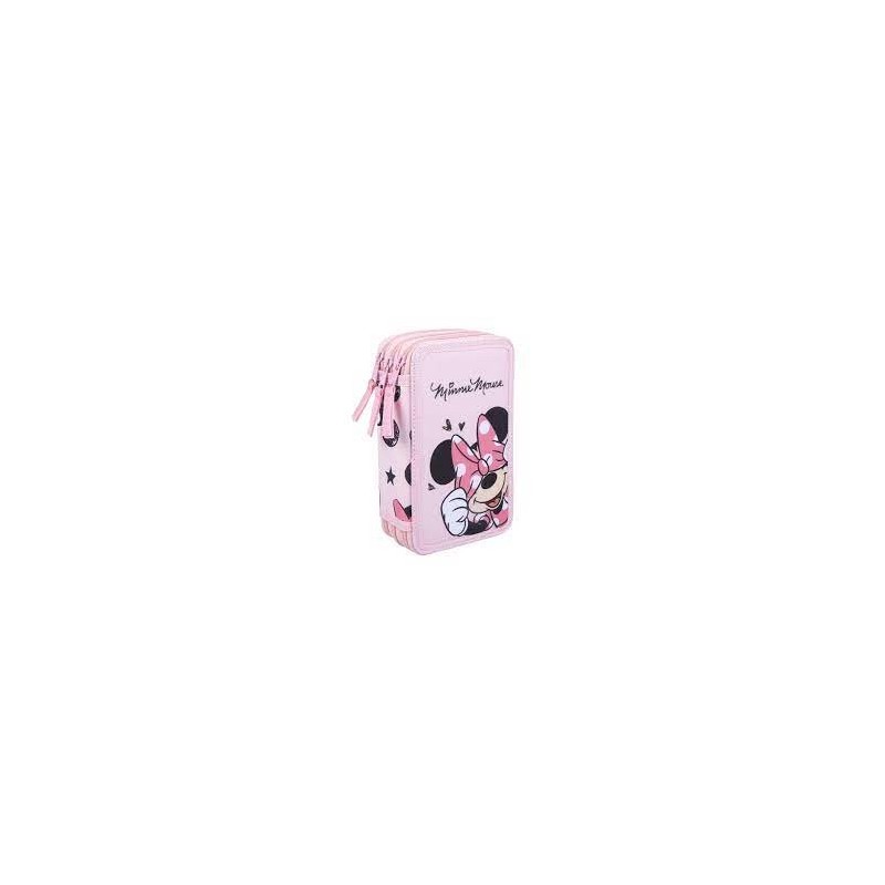 MINNIE ASTUCCIO 3 ZIP ROSA