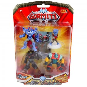GORMITI MINIFIGURES BLISTER 4 PERSONAGGI