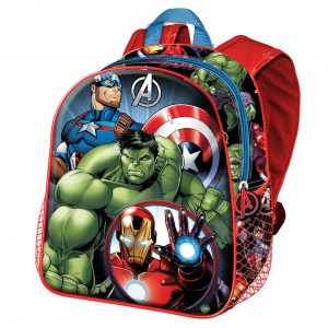 AVENGERS ZAINO ASILO 3D