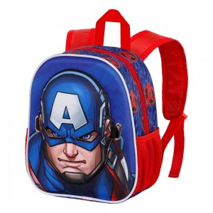 CAPITAN AMERICA ZAINO ASILO CON MASCHERA