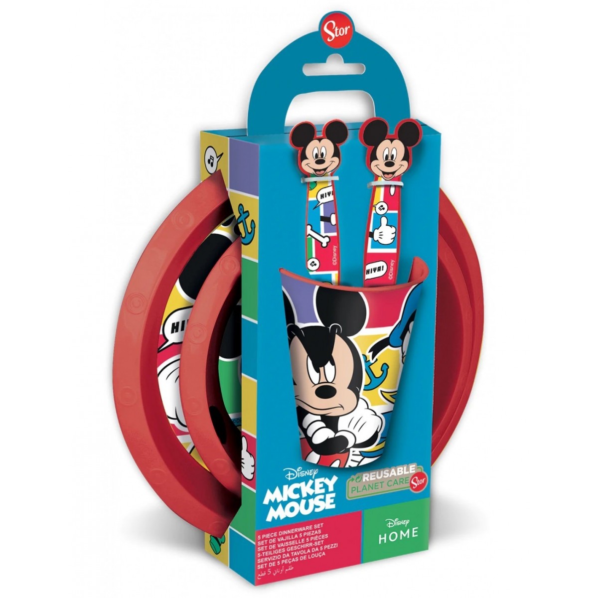 TOPOLINO SET PRANZO 5PZ.