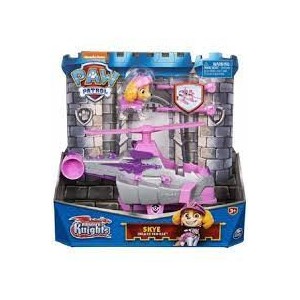 PAW PATROL RESCUE KNIGHT SKYE CON VEICOLO